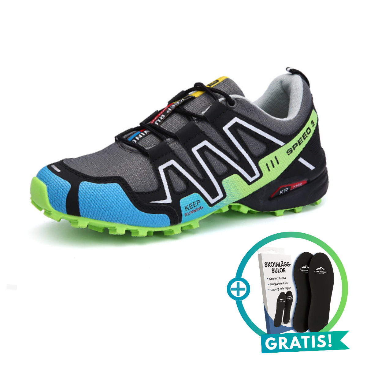 Summit Trek - Herresko for Utendørsbruk | Inkluderer GRATIS Såle