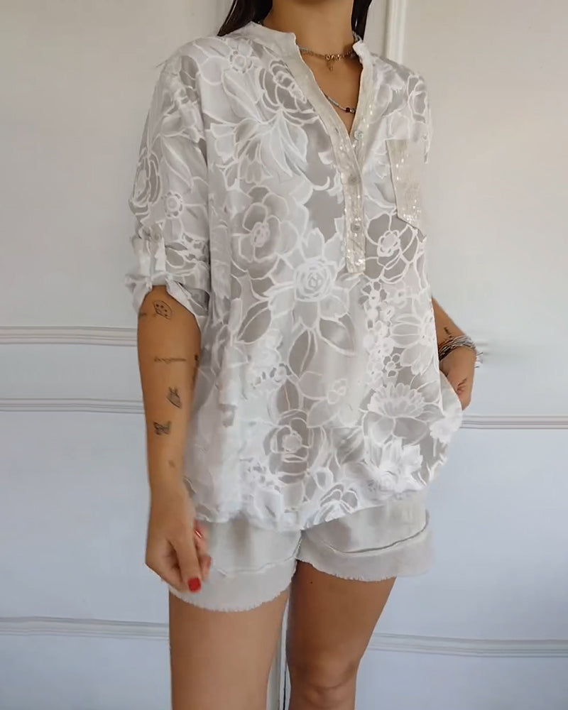 Charie | Blusa con estampado floral
