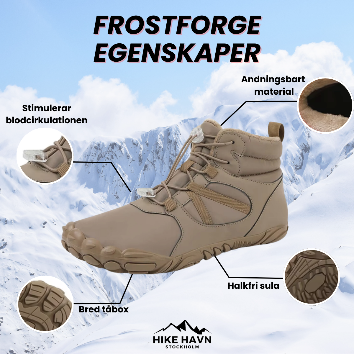 FrostForge - Ekstremvandring snøstøvler