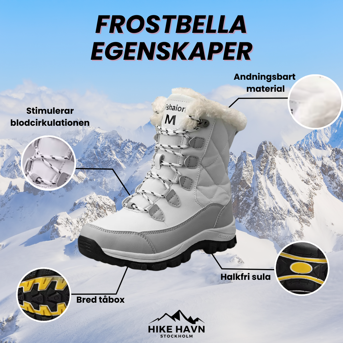 FrostBella – Elegante Vinterstøvler