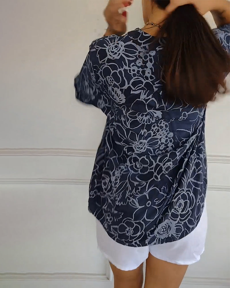 Charie | Blusa con estampado floral
