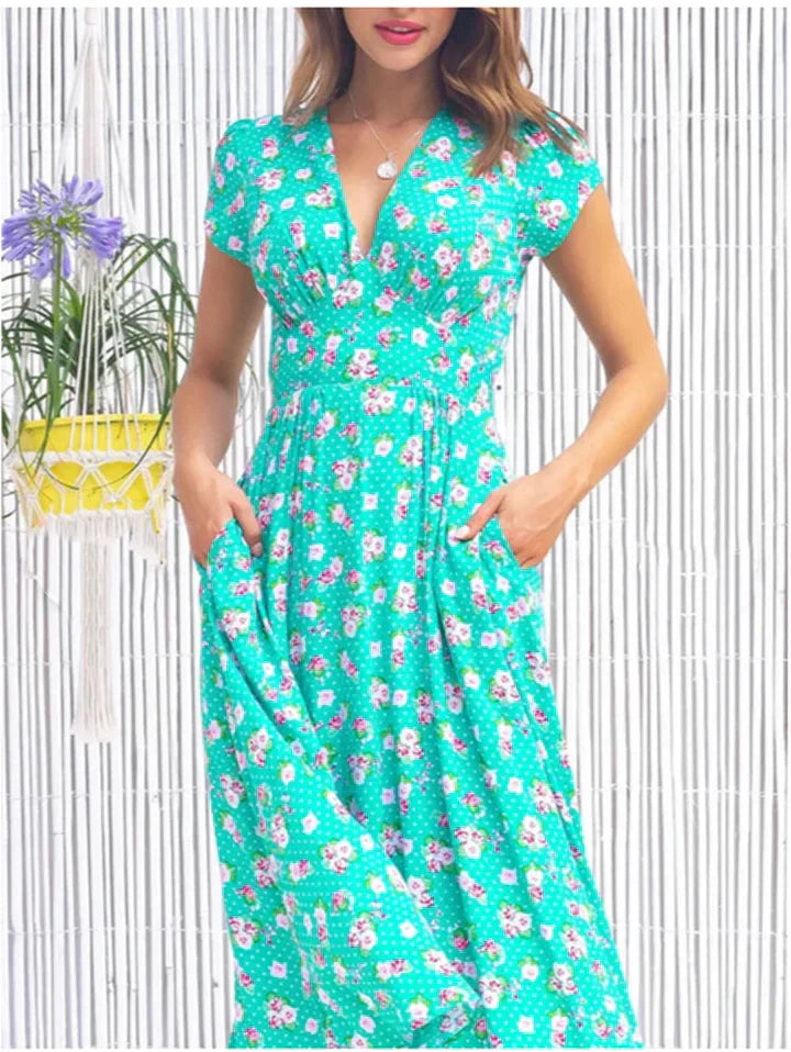 Aletia | Vestido Midi Ligero Con Bolsillos