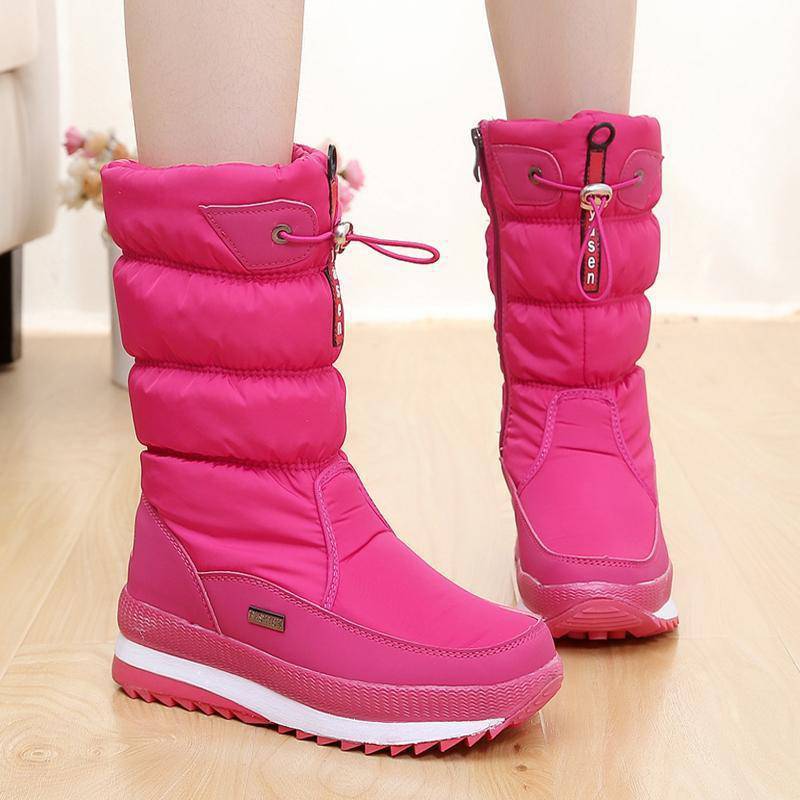 Frostina – Plush Vanntette Plattform Snøboots