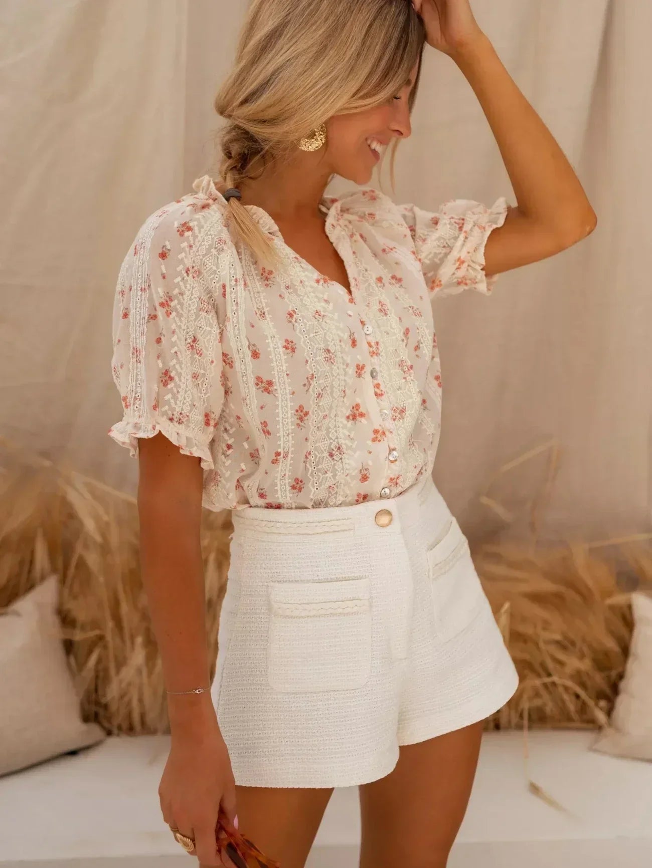 Buena | Blusa floral con encanto veraniego