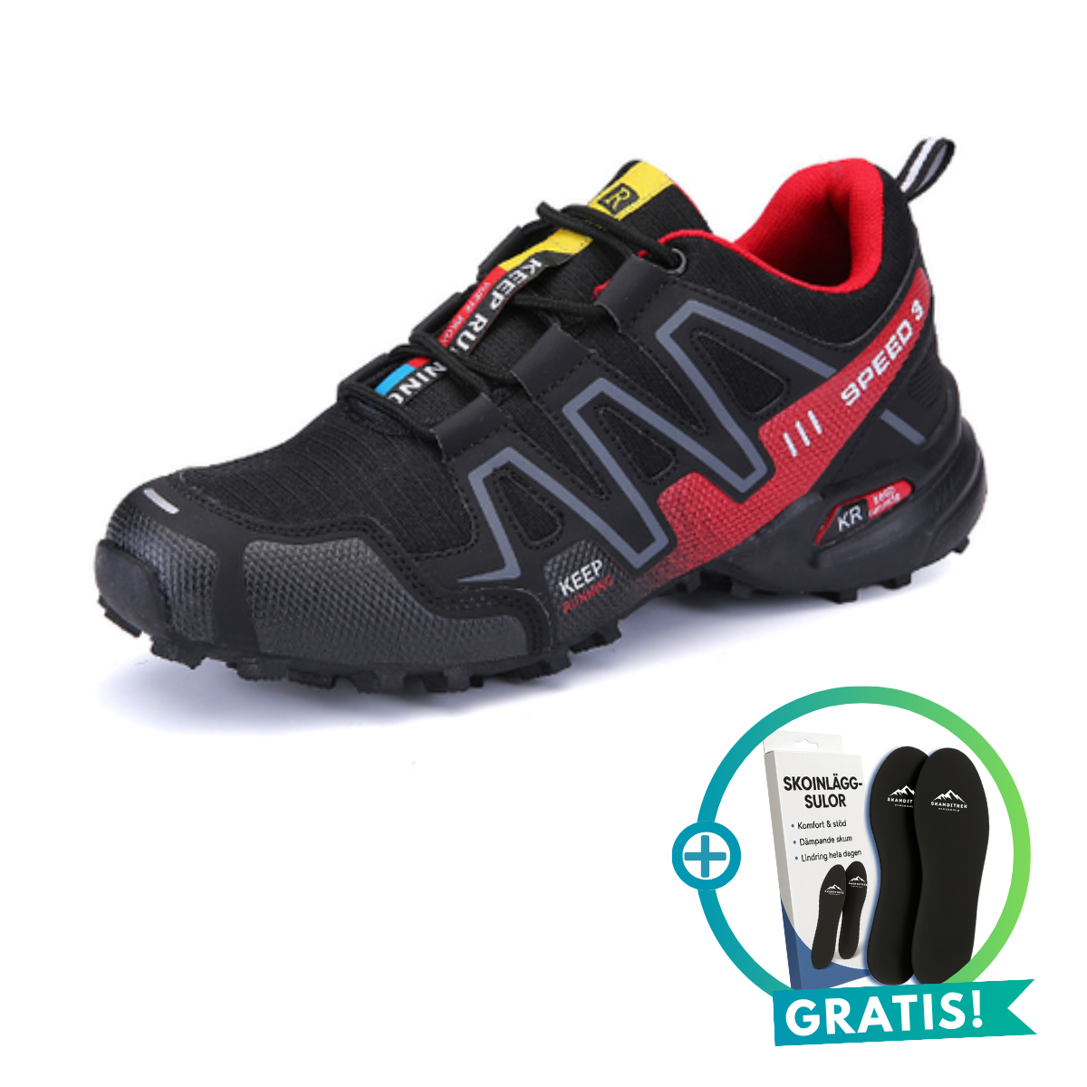 Summit Trek - Herresko for Utendørsbruk | Inkluderer GRATIS Såle