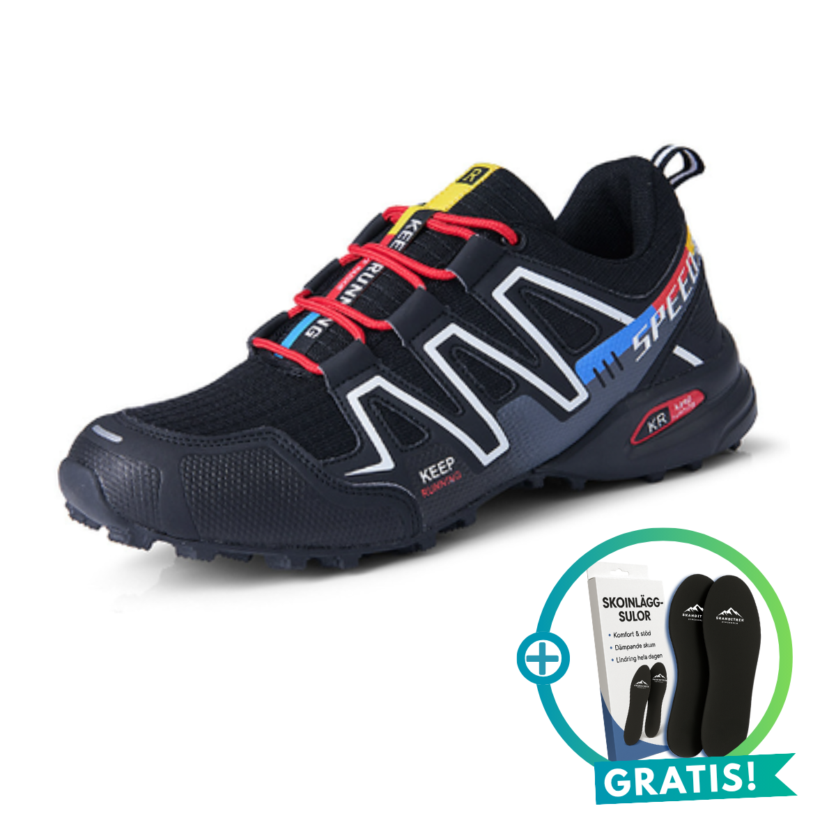 Summit Trek - Herresko for Utendørsbruk | Inkluderer GRATIS Såle (Kopi)