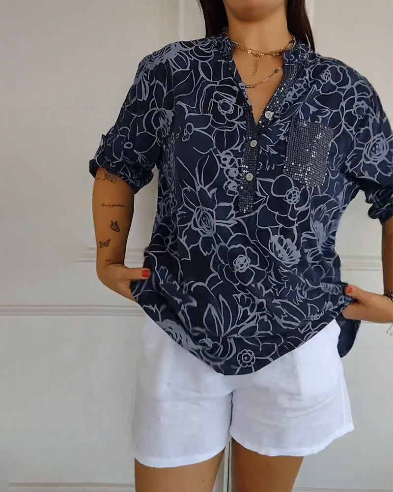Charie | Blusa con estampado floral