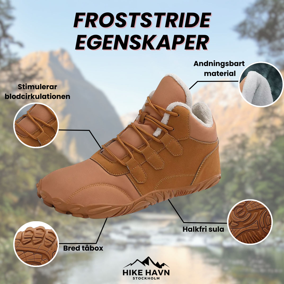 FrostStride - Vandresnørestøvler